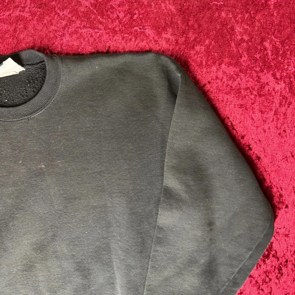 Lee Sweatshirt Mens XL Charcoal Fleece Lined Heavyweight Long Sleeve Crew‎ Neck - Picture 4 of 9